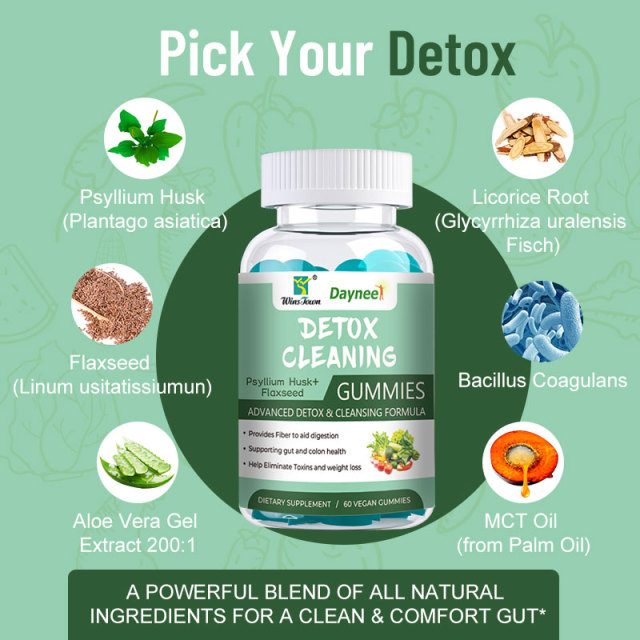 Winstown Detox Cleaning Gummies a Powerful Blend of All Natural Ingredients for a Clean & comfort Gut Detox Slim Gummies