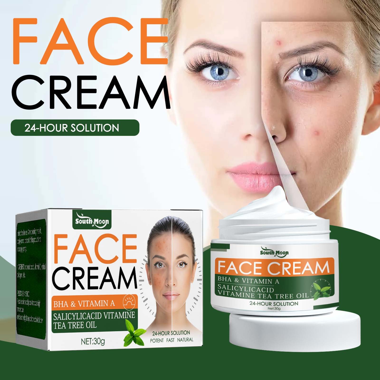 Pearl Beauty Nourishing and Whitening Cream Day Adults Female Skin Lightening Cream Face Moisturizer Cream Golden 3 Years 100g