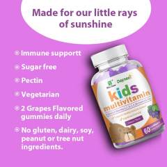 Winstown Daynee OEM Brand Natural Multivitamin Gummy for Kids Halal Vitamins Gummies Candy Tablet GMP Factory with ISO HACCP