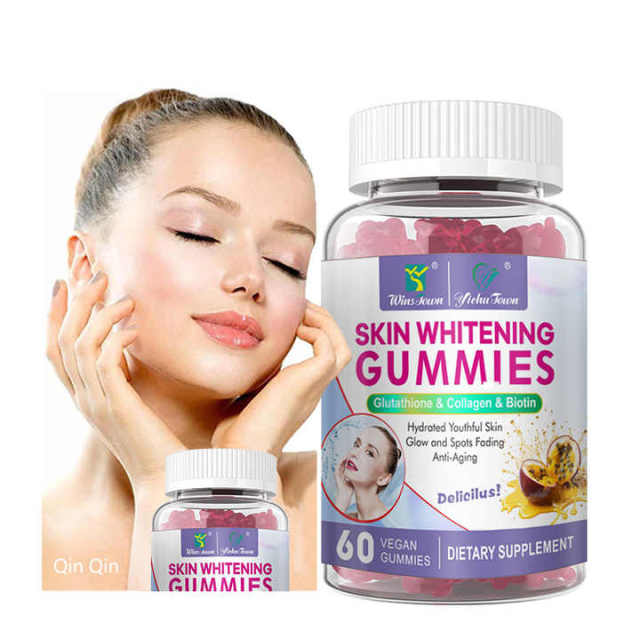 Lightening Skin Gummies Skin Whitening Gummies Dietary Supplement Collagen Soft Candy Glow White Candy Skin Whitening Gummies