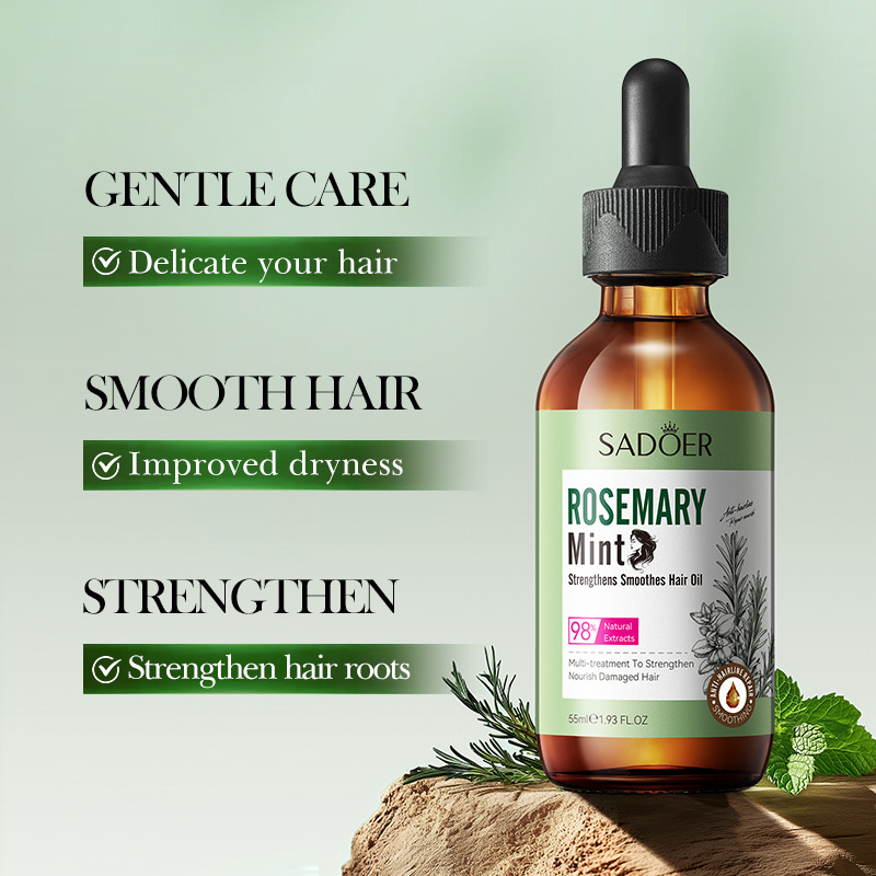 Private Label 100% Natural Herbal Organic Wholesale Scalp Elixirs Care Loss Treatment Rosemary Hair Growth Oil Hair Oil