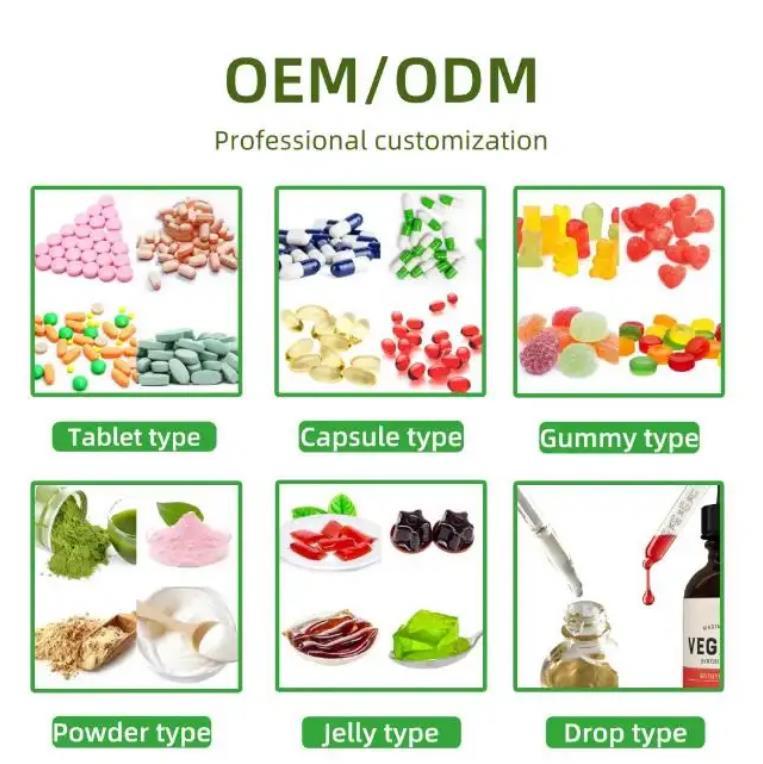 Wholesale High Quality Seaweed  Gummies Herbal Supplements for Adults' Skin Hair Care and Beauty Products Seaweed  Gummies