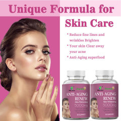 Skin Renewal Gummies Whitening Anti Aging Supplement Antioxidants for Radiant Complexion