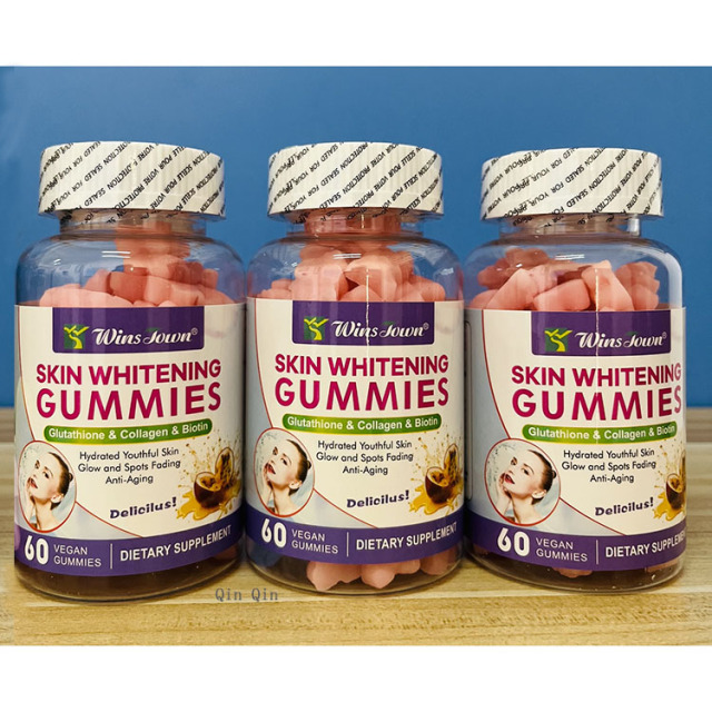 Lightening Skin Gummies Skin Whitening Gummies Dietary Supplement Collagen Soft Candy Glow White Candy Skin Whitening Gummies