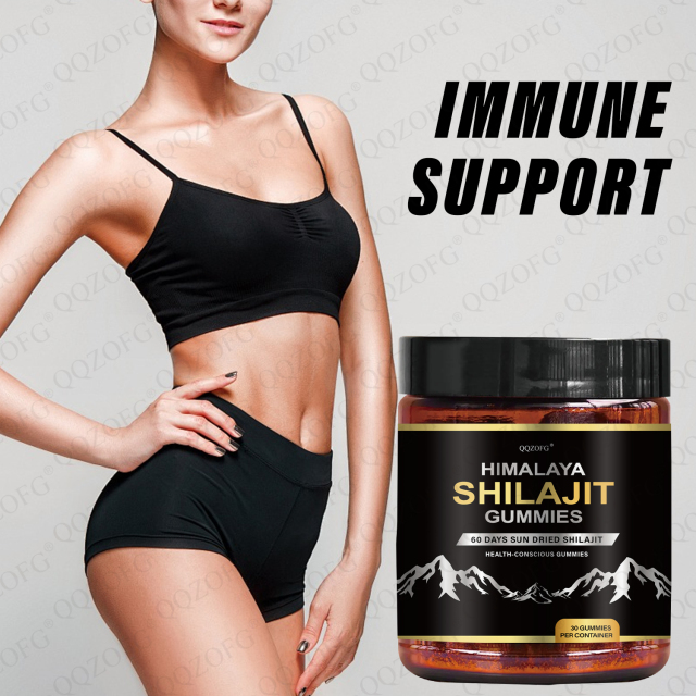 Shilajit Gummies,Himalayan Premium Ingredient Shilajit, Gokshura,Fulvic Acid & 85+ Trace Minerals, Non-GMO,100% Natural &Organic