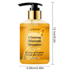 Natural Shampoo Strengthening Hair Care with Ginseng Scented Anti Hair Loss Natural Herbal Ingredients Champu