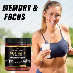 Shilajit Gummies,Himalayan Premium Ingredient Shilajit, Gokshura,Fulvic Acid & 85+ Trace Minerals, Non-GMO,100% Natural &Organic