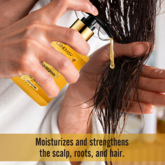 Natural Shampoo Strengthening Hair Care with Ginseng Scented Anti Hair Loss Natural Herbal Ingredients Champu