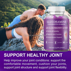Low MOQ Best Joint Supplement Bone Healthy Sugar Free OEM Factory Glucosamine Chondroitin Gummies MSM Gummy Lubrication
