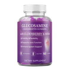 Low MOQ Best Joint Supplement Bone Healthy Sugar Free OEM Factory Glucosamine Chondroitin Gummies MSM Gummy Lubrication