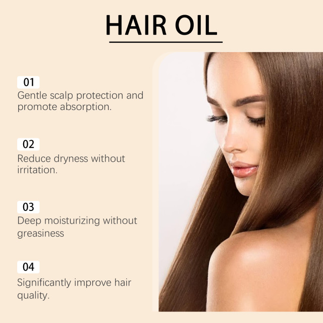 Nourishing Hair Essential Oil Spray Moisturizes Naturally Fluffy Soft Glossy Strong Hair Moisturizing Hair Growth Essential Oil