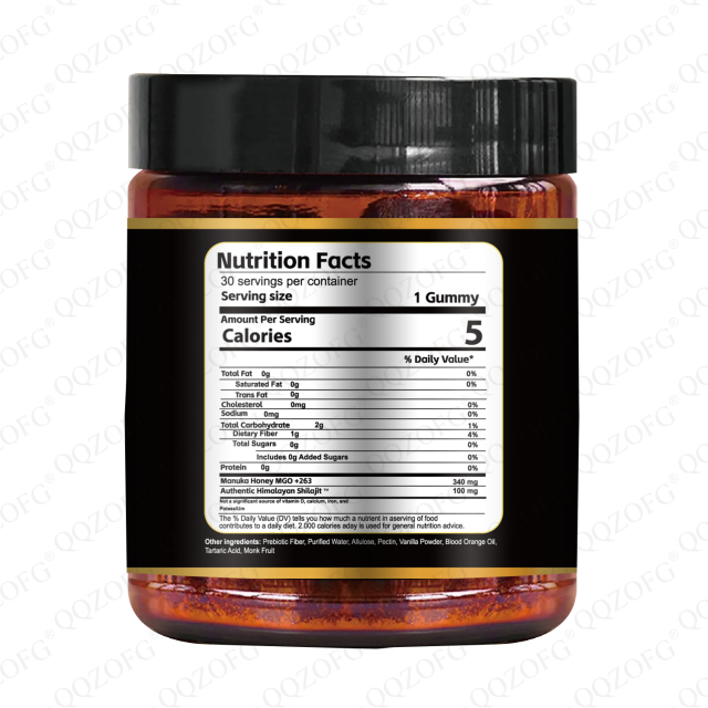 Shilajit Gummies,Himalayan Premium Ingredient Shilajit, Gokshura,Fulvic Acid & 85+ Trace Minerals, Non-GMO,100% Natural &Organic