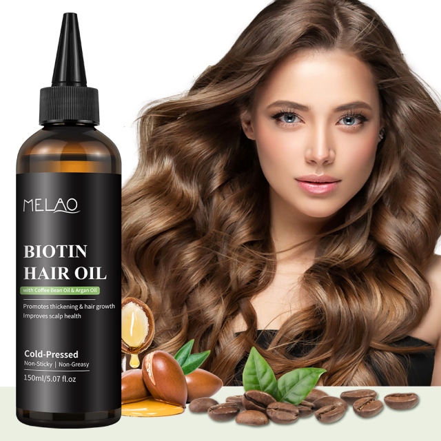 Private Label Essential Hair Loss Oil Growth Oil Hair Strengthening Dandruff Itchy Deep Biotin Hair Oil