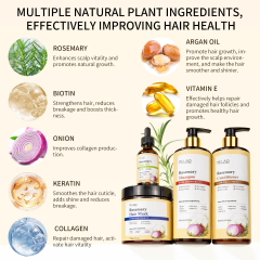 Private Label Natural Organic Red Onion Hair Oil Anti Hair Loss Repair Scalp Rosemary Bio Onion Oil for Hair Growth