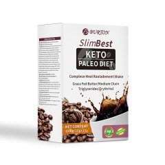 KETO Full Feeling Instant Coffee Cross-Border Trade Keto-friendly Neutral Taste Chocolate Flavor Slimming Packaged Bag