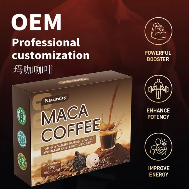 Hot-Selling Maca Coffee Genuine Maca Male Vitality Coffee in Powder Form for Adults Sample Available