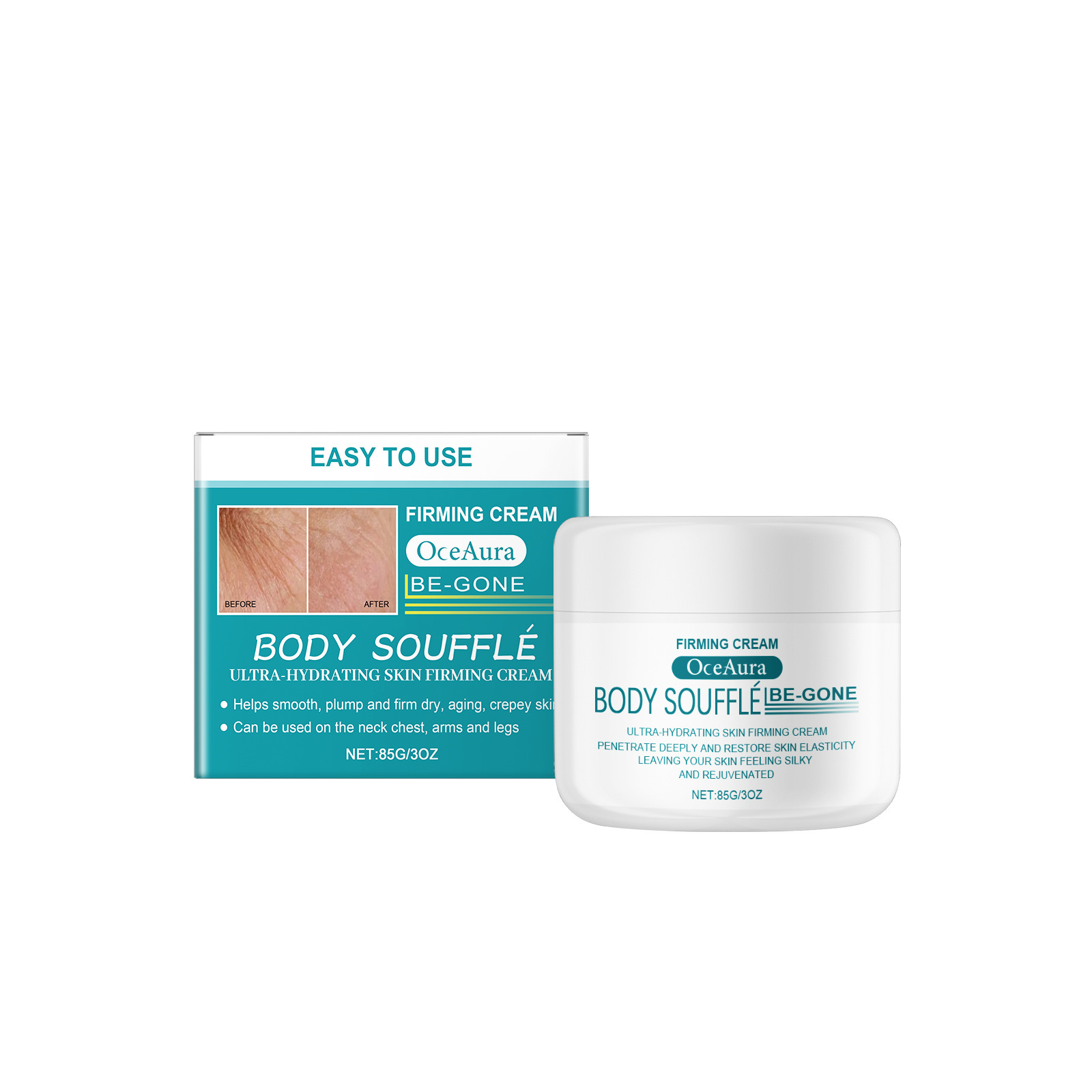 Daily Body Care Cream Deep Moisturizing and Nourishing Rejuvenating Skin with Breast Care Benefits