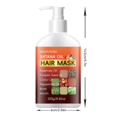 Organic Natural Batana Oil Hair Loss Care Moisturizing Cream Formula Batana Hair Care Oil Mask for Hair Growth Reapair Care