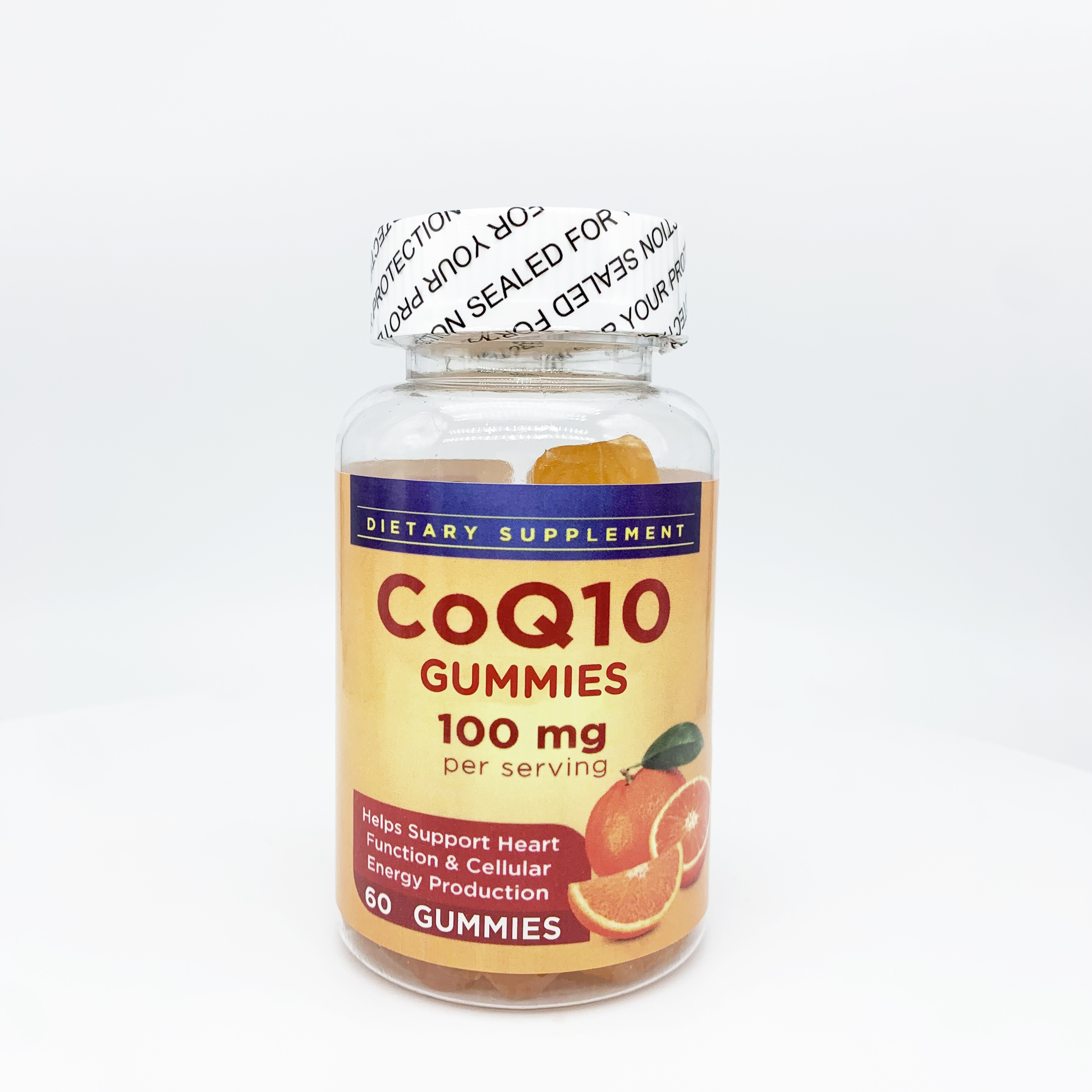 OEM Customize Logo Coenzyme Ubiquinol Gummies Healthy Heart Energy Support Coq10 Gummies