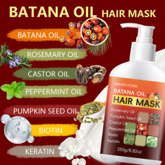 Organic Natural Batana Oil Hair Loss Care Moisturizing Cream Formula Batana Hair Care Oil Mask for Hair Growth Reapair Care