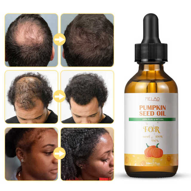 Virgin Cold Pressed Unrefined Face Oil 100% Pure Natual Hair Growth Oil Organic Pumpkin Seed Oil