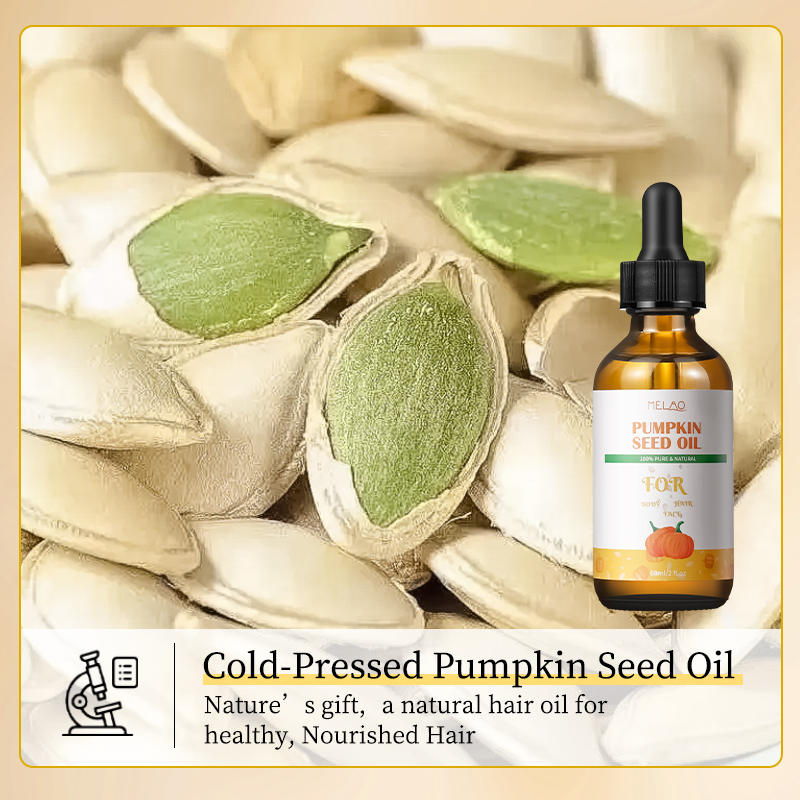 Virgin Cold Pressed Unrefined Face Oil 100% Pure Natual Hair Growth Oil Organic Pumpkin Seed Oil