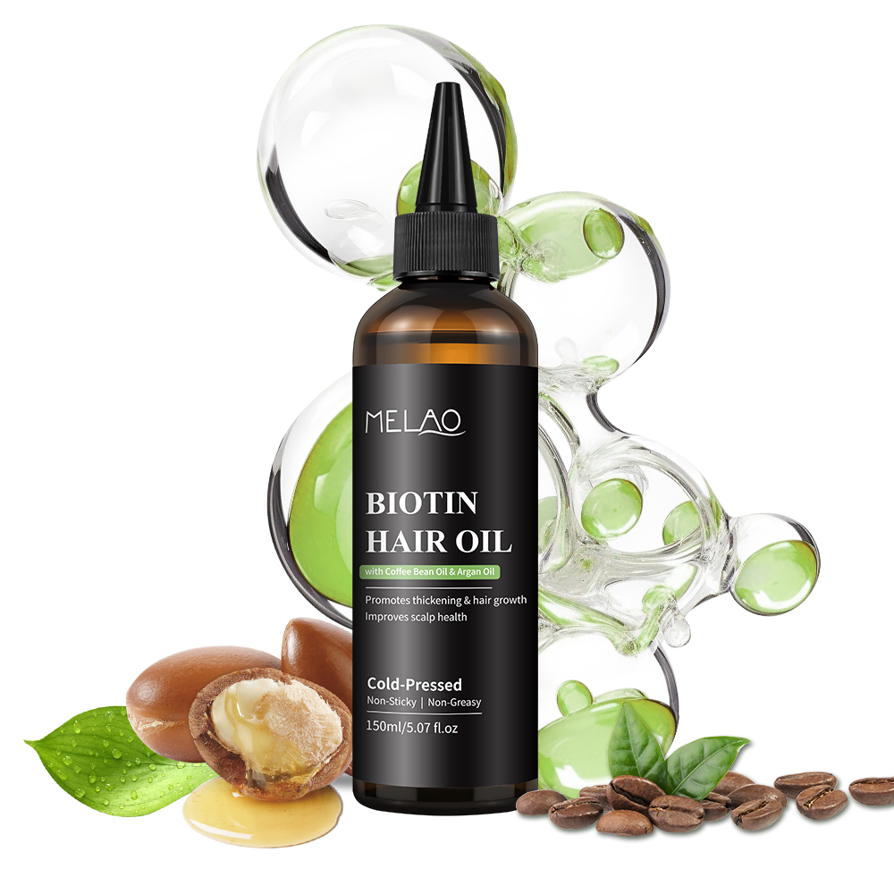 Private Label Essential Hair Loss Oil Growth Oil Hair Strengthening Dandruff Itchy Deep Biotin Hair Oil