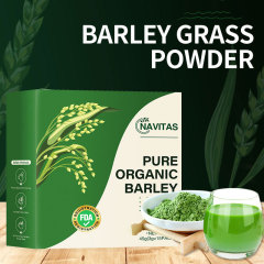 Organic Food Grade Barley Grass Juice Powder Sweet Herbal Extract Nutrient Enhancer in Box Packaging for Ingredients
