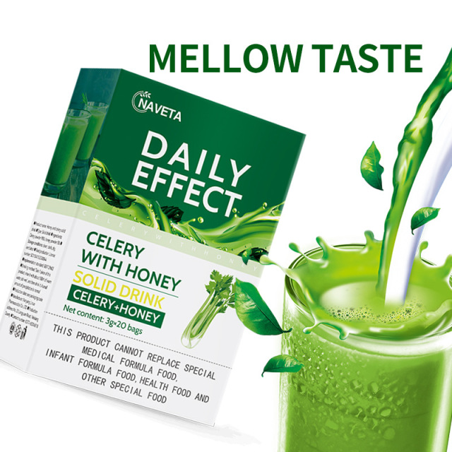 Original Factory OEM ODM Organic Celery Juice Extracts Supplements Drink Honey Naveta Celery Powder Flavored Box Excluded for