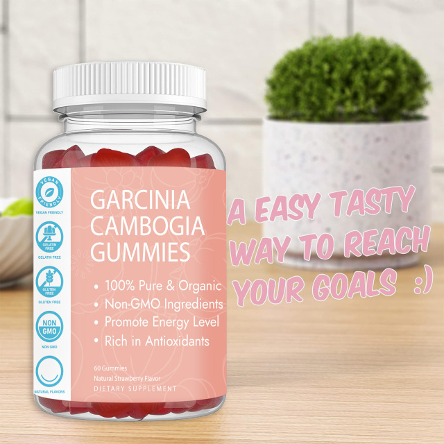 Organic Garcinia Cambogia Slimming Gummies Health Weightloss Slimming Products for Weight Loss