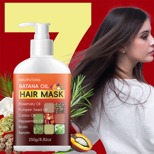 Organic Natural Batana Oil Hair Loss Care Moisturizing Cream Formula Batana Hair Care Oil Mask for Hair Growth Reapair Care