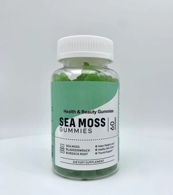 OEM Healthy Supplement Beauty Supplements Regulating Blood Sugar Antioxidant Sea Moss Gummies