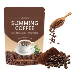 Natural Slimming Fat Burner Slimdiet Instant Cafe Meal Replacement Powder for Fitness and Control Box Packaging