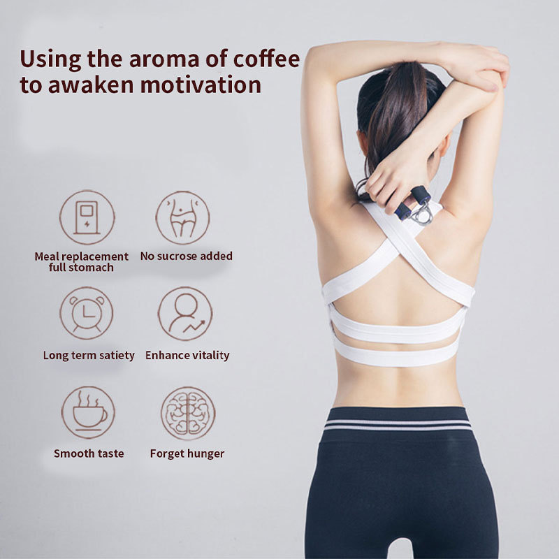 KETO Full Feeling Instant Coffee Cross-Border Trade Keto-friendly Neutral Taste Chocolate Flavor Slimming Packaged Bag