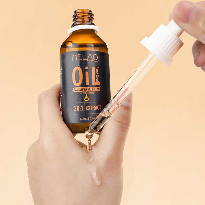 Natural Thymoquinone Body Repair Damage Skin Care Black Cumin Seed Oil Dry and Frizzy Hair Essential Oil Black Seed Oil