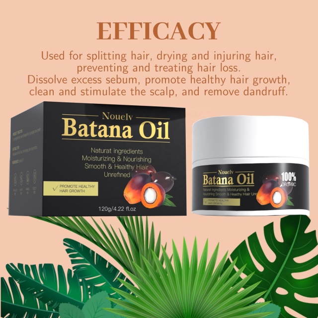 Hot Selling Organic Batana Oil Cream Nourishing Hair Growth and Repair for Damaged Hair Healthy Hair Care