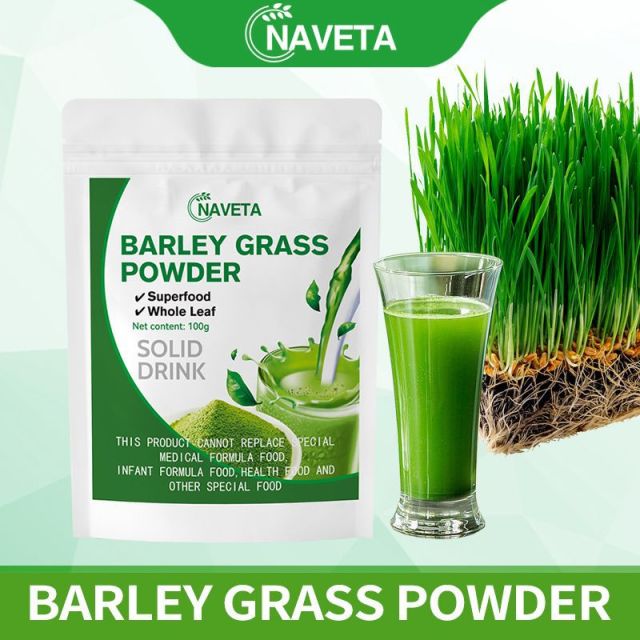 Organic Mesh Barley Grass Powder Green Barley Grass Powder  in an Eco-Friendly Bag