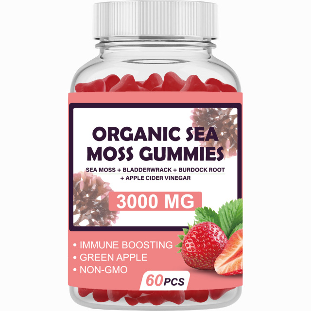 OEM/ODM Sea Moss Gummies Factory Supply Private Label New Design for Adults