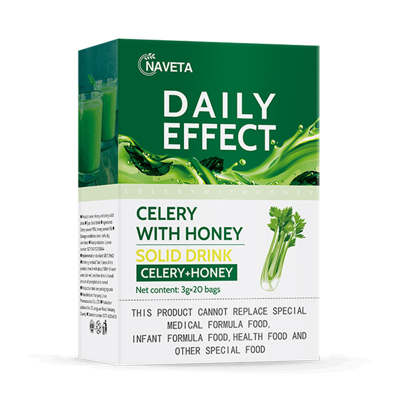 Original Factory OEM ODM Organic Celery Juice Extracts Supplements Drink Honey Naveta Celery Powder Flavored Box Excluded for