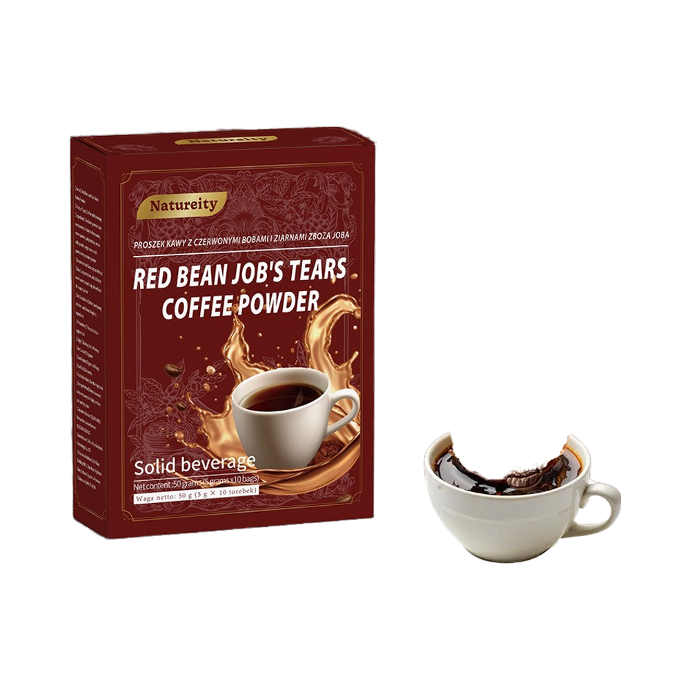 Cross-Border Red Bean Job's Tears Coffee Powder Herbal Supplements with *Sample Available
