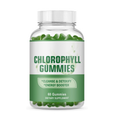 Vitahealthy OEM/ODM Factory Supply Halal Organic Chlorophyll Gummies Natural Body Health Energy Booster Healthcare Supplement