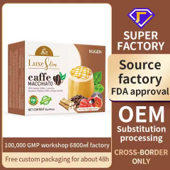 Ready to Ship Luxe Slimming Caffe Collagen Infused Instant Powder Diet Coffee Luxe Slimming Beverages for Body Detox
