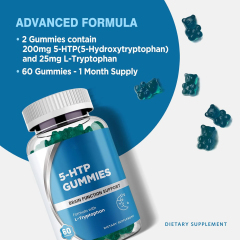 OEM Supplement Sleep Vegan 200mg Bear 5-Htp Gummies