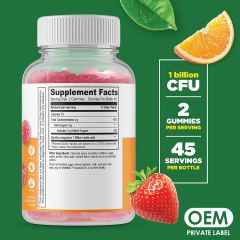 OEM Hot Selling Probiotic Gummies Vegan Natural Popular Digestive Support Gummies Digestive Health Dietary for Immune Health