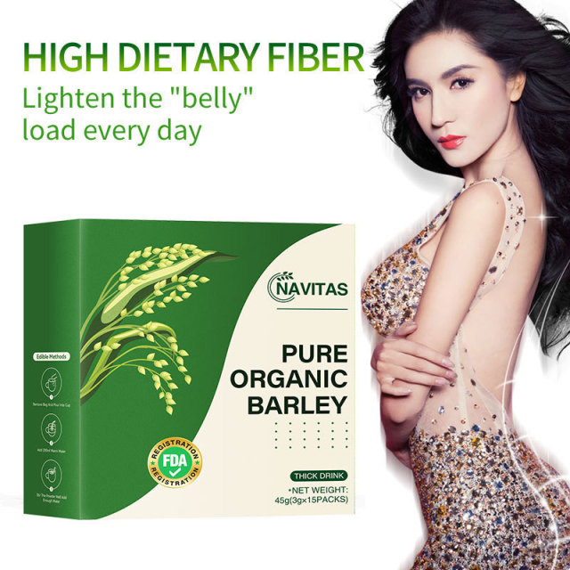 Organic Food Grade Barley Grass Juice Powder Sweet Herbal Extract Nutrient Enhancer in Box Packaging for Ingredients