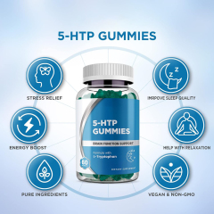 OEM Supplement Sleep Vegan 200mg Bear 5-Htp Gummies