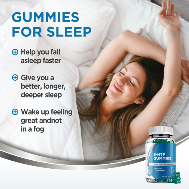 OEM Supplement Sleep Vegan 200mg Bear 5-Htp Gummies