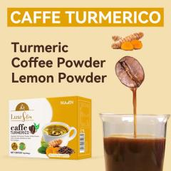 Rich Turmeric Coffee Meets Rich Cocoa Dark Chocolate Drink Fish Collagen Peptide Infused with Plant Extract