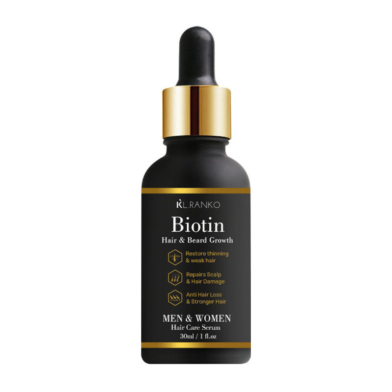 Customizable Hair Growth Essential Oil with Organic Peppermint Ginger Herbal Ingredients Vegan Nourishing and Logo Added