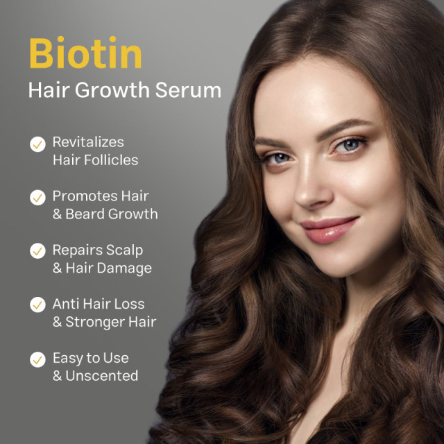 Customizable Hair Growth Essential Oil with Organic Peppermint Ginger Herbal Ingredients Vegan Nourishing and Logo Added